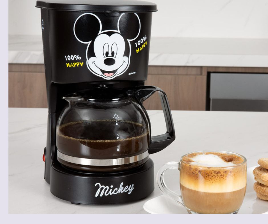 CAFETERA KALLEY 4 TAZAS MICKEY MOUSE