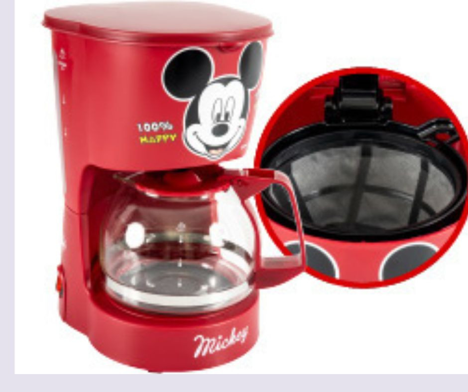 CAFETERA KALLEY 4 TAZAS MICKEY MOUSE
