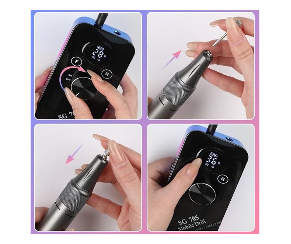 Pulidor De Unas Sg 705 Recargable