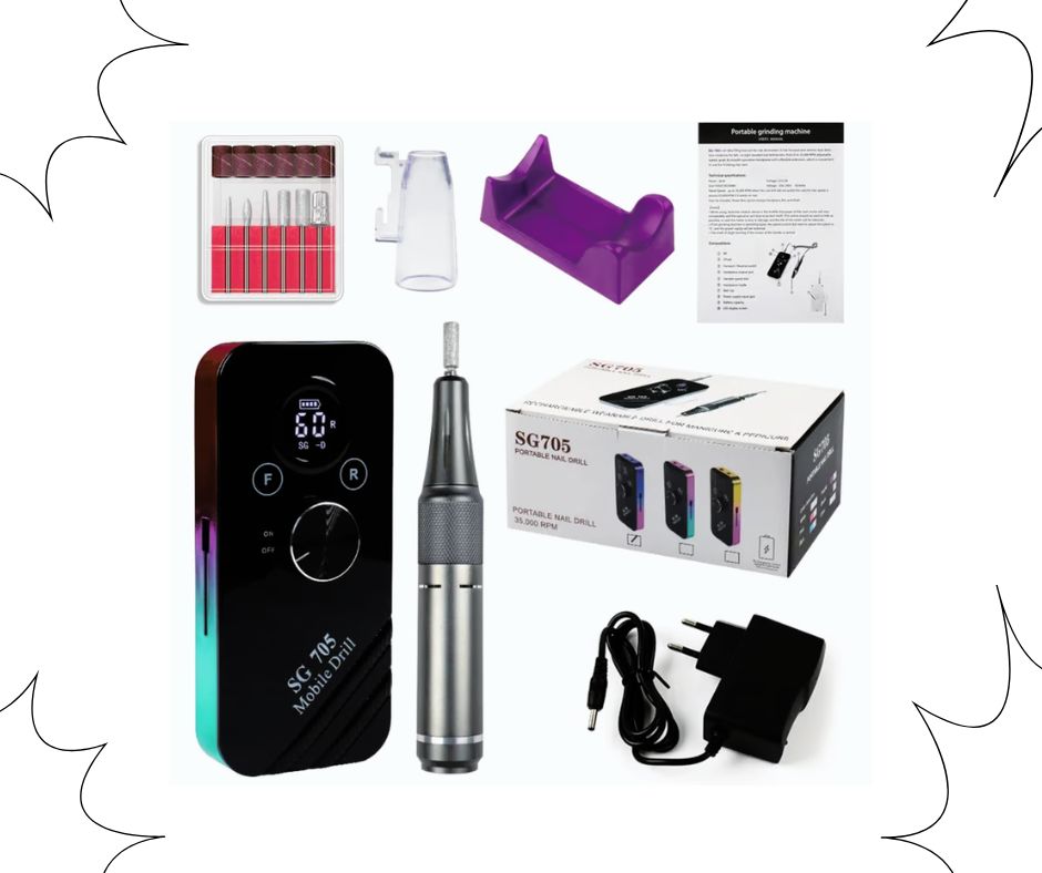 Pulidor De Unas Sg 705 Recargable