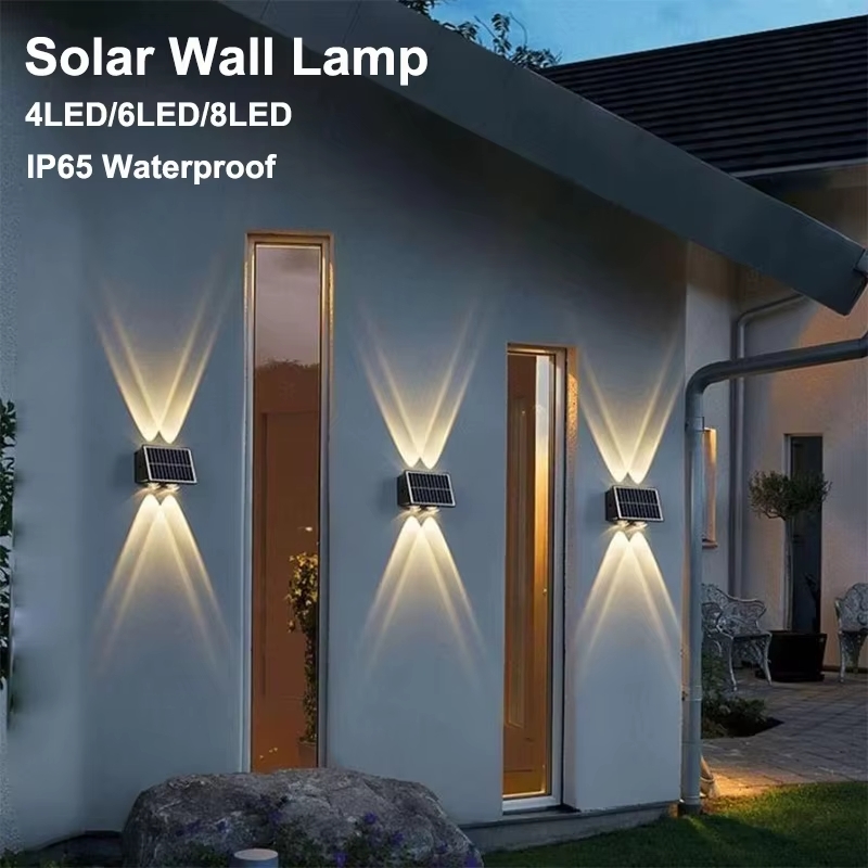Combo 4 Lamparas Solares Ip 68 Exterior